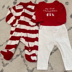 Newborn Christmas Outfit Set